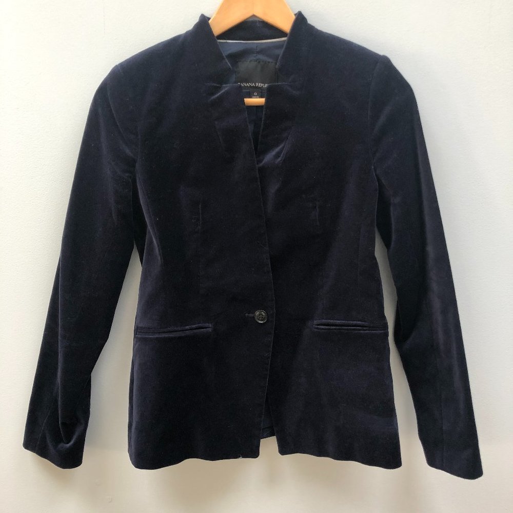 Banana Republic Velvet Blazer